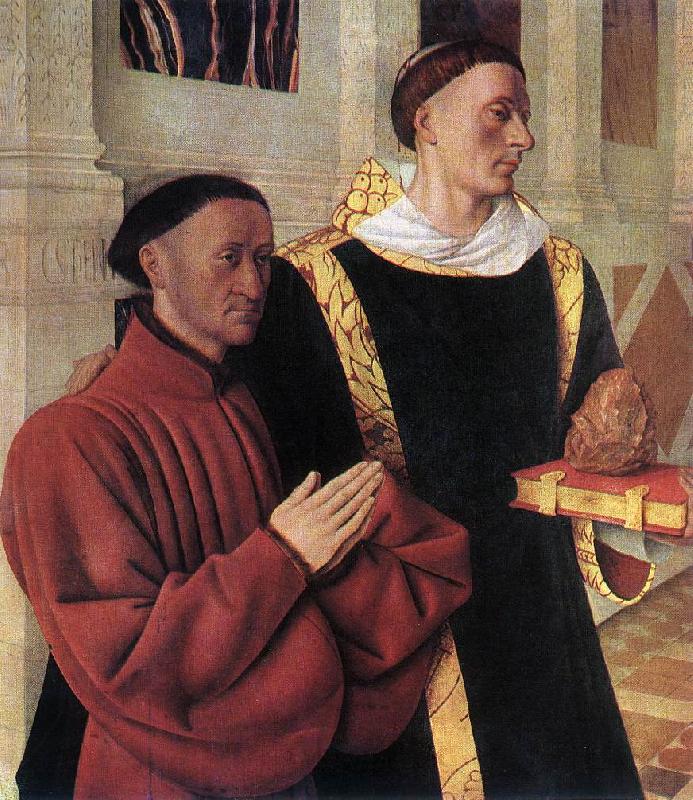 FOUQUET, Jean Estienne Chevalier with St Stephen dfhj oil painting image